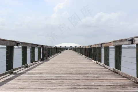 码头，码头，木，海岸，海岸，海滩，休闲