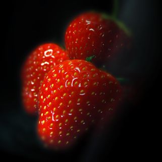 草莓，水果，红色，甜，浆果，花园，植物