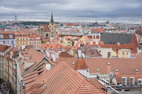 布拉格，城市，镇，建筑物，体系结构