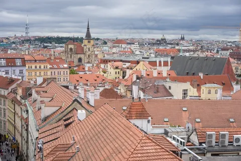 布拉格，城市，镇，建筑物，体系结构