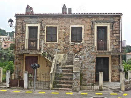 房屋，入口，外观，住宅，住宅，楼梯