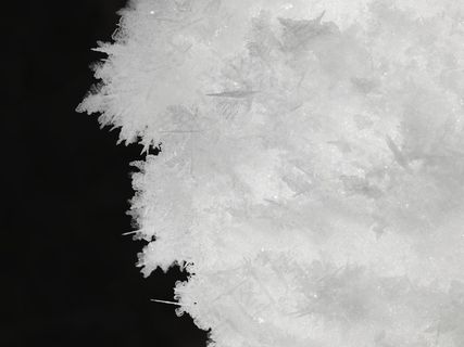 冬天，晶体，雪，冷