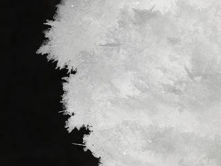 冬天，晶体，雪，冷