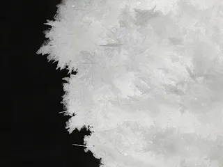 冬天，晶体，雪，冷