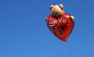 气球，乐趣，节日，我爱你