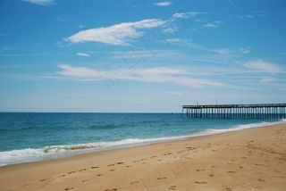码头，木板路，海滩，水，海洋，旅行，大海