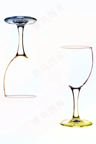 玻璃，双，静物，反射，镜像，闪亮