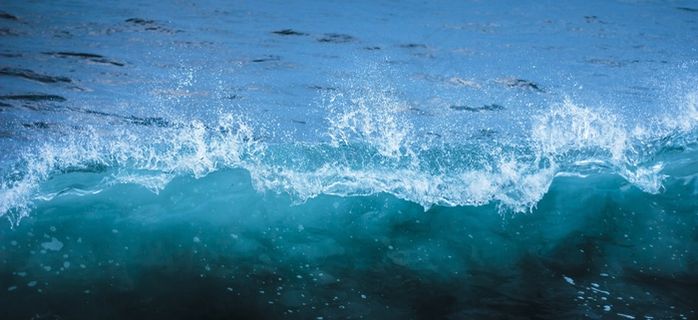 波，海，潮汐，夏天，水，户外，海洋