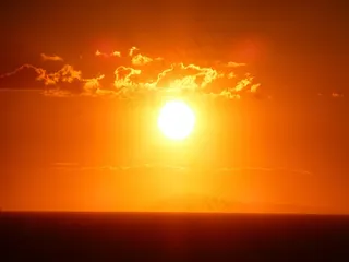 晨光，日出，海，日落，地平线，休息，沉默