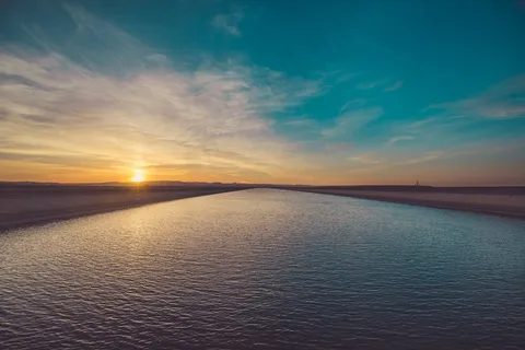 水,河,通道,水库,波纹,反射 水,河,通道,水库,波纹,反射