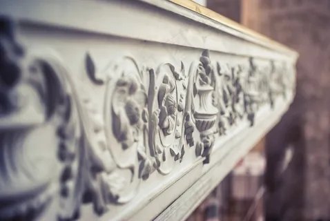 灰泥，抹灰，教堂，装饰，脱芯，艺术