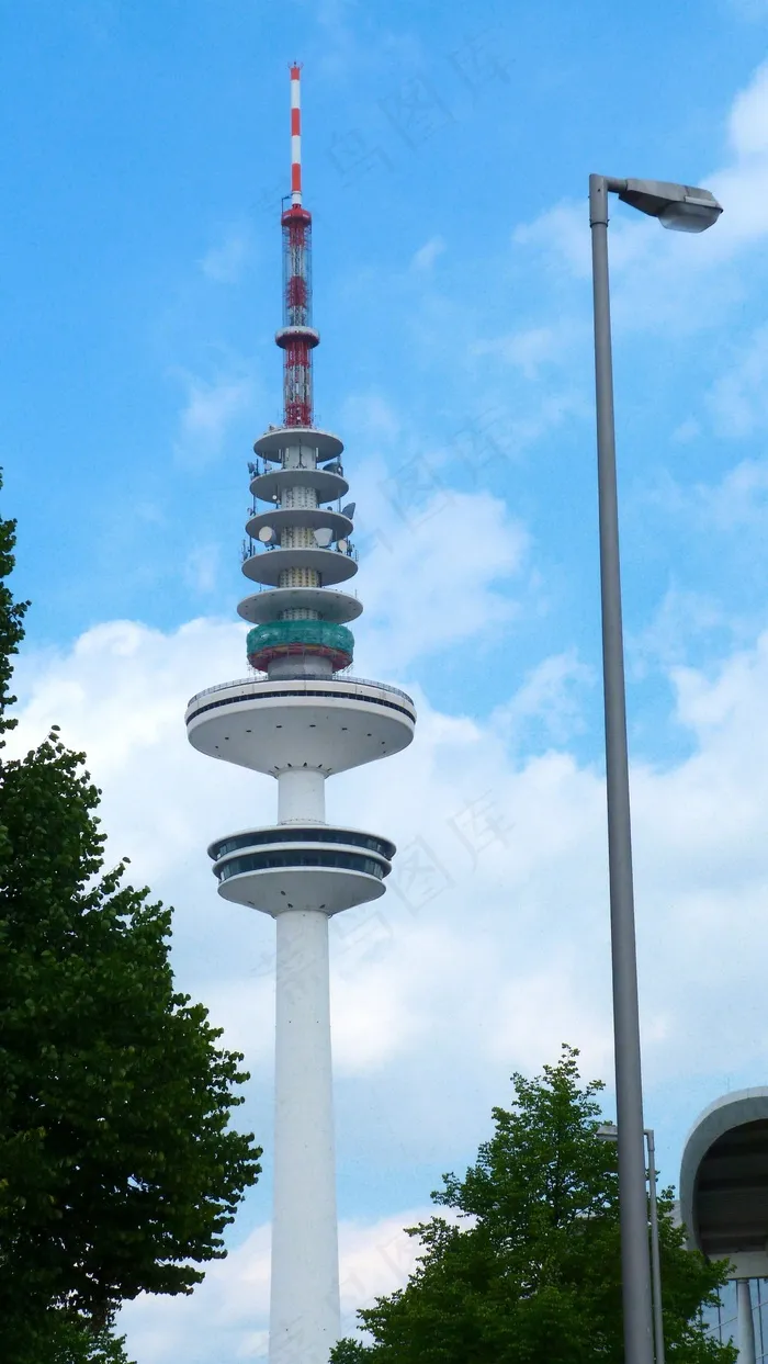 汉堡，广播塔，Tele Michel，建筑，塔