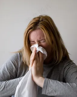 女人，打击，吹，鼻子，手掌，灰色，金发