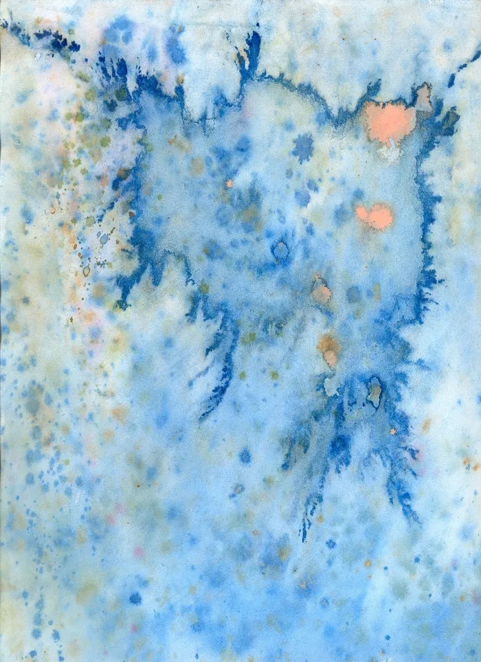 抽象背景，纹理，蓝色，水