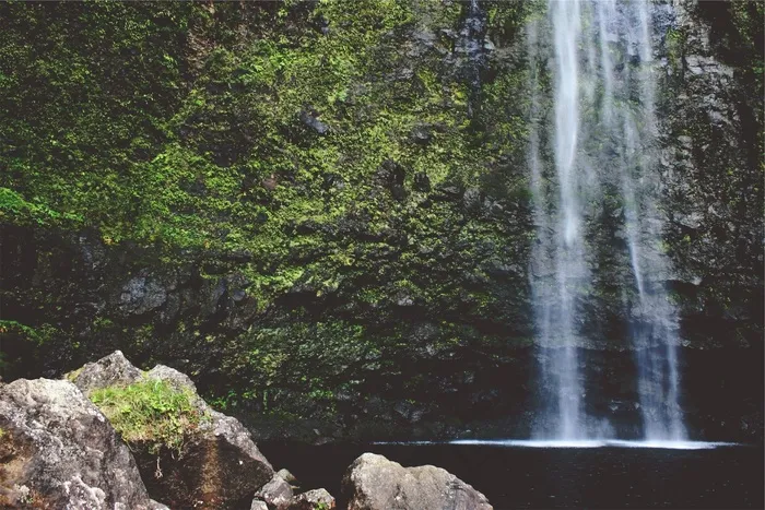瀑布，级联，流动，景区，水，户外