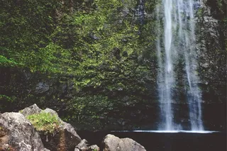 瀑布，级联，流动，景区，水，户外