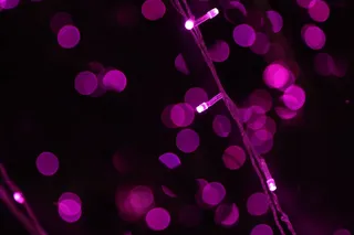 梦，夜，光，闪烁，背景