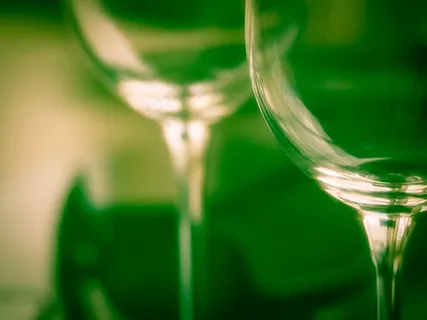 葡萄酒杯，葡萄酒，玻璃，水晶玻璃，可从