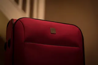 手提箱，行李，红色，旅行，旅程，行李，旅游