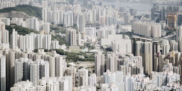 城市景观，现代，摩天大楼，住宅