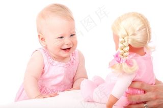 婴儿，儿童，可爱，娃娃，表情，脸，女孩，孩子