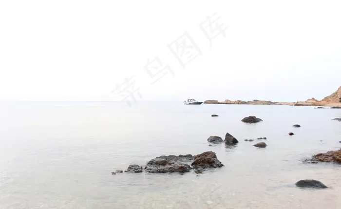 岩石，水，海岸，船，海岸，海洋，大海