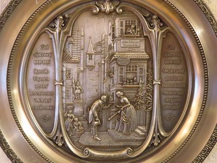 板，救济，金属，墙板，鲜花，移交