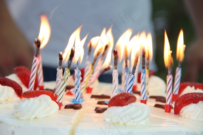 生日，蛋糕，庆典，吃，生日蛋糕，奶油