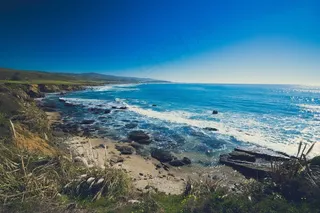 海滩，沙，海洋，海洋，海岸，地平线，蓝色，天空