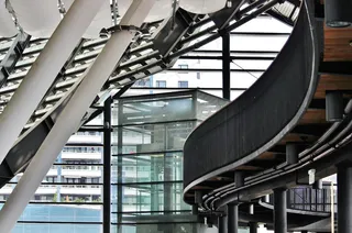 桥梁，木材，钢铁，玻璃，建筑，施工