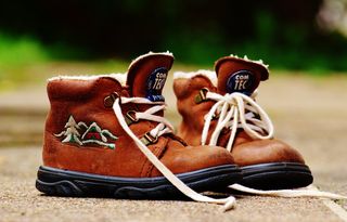 婴儿鞋，儿童鞋，棕色，皮革，可爱