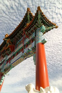 寺塔,宫殿,飞檐,中式传统建筑,城楼,中国双人间的低角度视图 寺塔,宫殿,飞檐,中式传统建筑,城楼,中国双人间的低角度视图