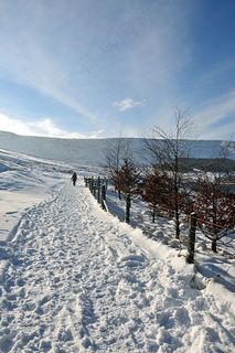 英国道弗斯通水库附近的Winter Magic