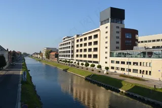 建筑物，通道，视图，梅赫伦，空气