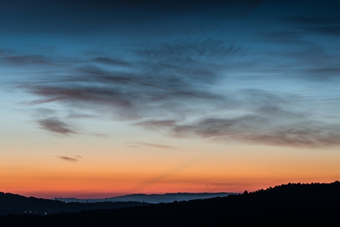 日出，Herdecke，Morgenrot，天空