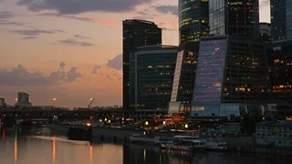 城市，莫斯科，摩天大楼