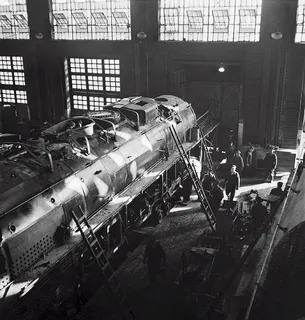 机车，维修，引擎，蒸汽，维修