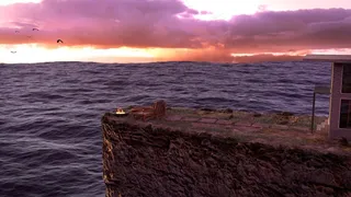 海洋，悬崖，天空，水，沧海，自然，景观，海岸