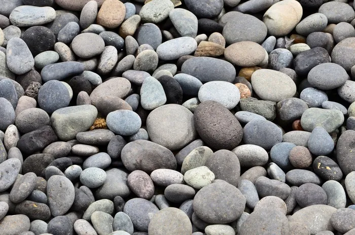 石头，海滩，海