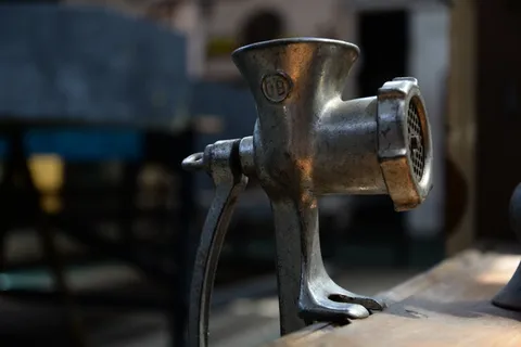 绞肉机，研磨机，绞肉机，铸铁