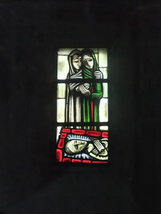 教堂的窗户，耶稣受难日，哀悼，耶稣，激情