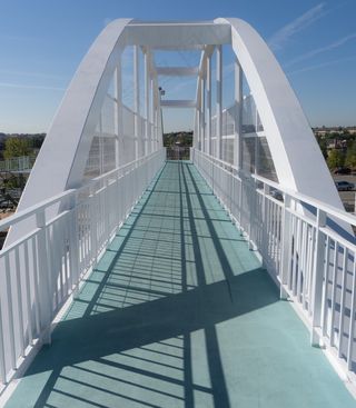 桥，交叉，金属，路径，架构，城市