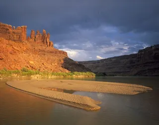 景观，风景名胜，绿河，迷宫，峡谷，公园