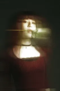 令人毛骨悚然，模型，玫瑰，黑暗，女孩，吸血鬼