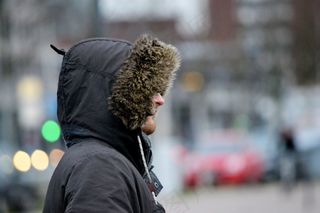 男子，胡德，放松，快乐，梦想，配置文件，人