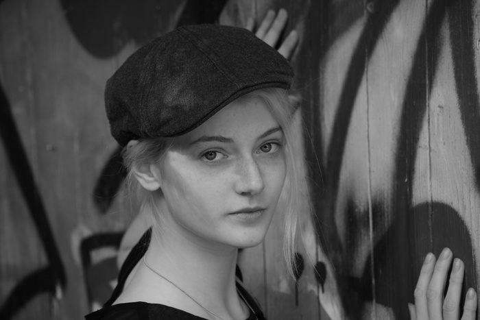 女孩，年轻，年轻女子，美容，肖像，漂亮，帽