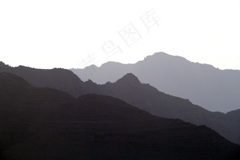 山，范围，阴霾，雾，意见，三，景观