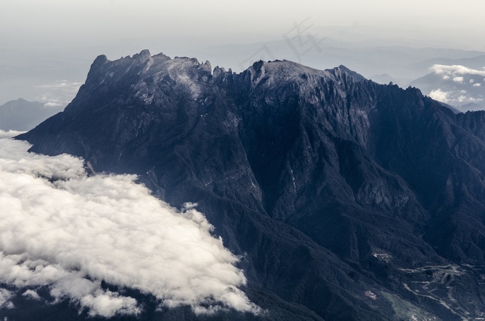 山，首脑会议，高峰，天空，景观，自然，风景