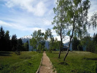 系泊，Moorweg，离，景观，Thurn Pass