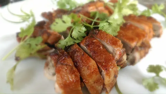鸭,烤,切碎,越南语,晚餐,美食 鸭,烤,切碎,越南语,晚餐,美食
